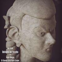 Haunted Mansion The Twins 3D Printable Busts - Thumbnail 14