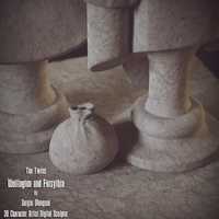 Haunted Mansion The Twins 3D Printable Busts - Thumbnail 18