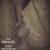 Haunted Mansion The Twins 3D Printable Busts - Thumbnail 19