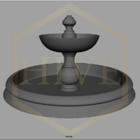 Small free 3d model fountain (stl) 3D Printing 493477