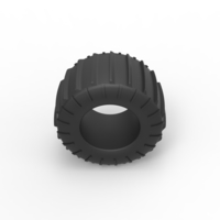 Diecast Dune buggy rear tire 23 Scale 1:25 - Thumbnail 6