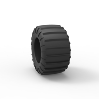 Diecast Dune buggy rear tire 23 Scale 1:25 - Thumbnail 8