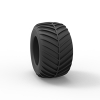 Diecast Dune buggy rear tire 24 Scale 1:25 - Thumbnail 8