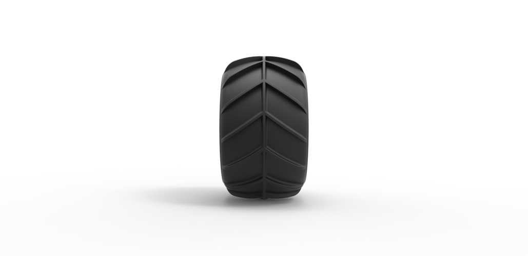 Diecast Dune buggy rear tire 25 Scale 1:25 3D Print 493504