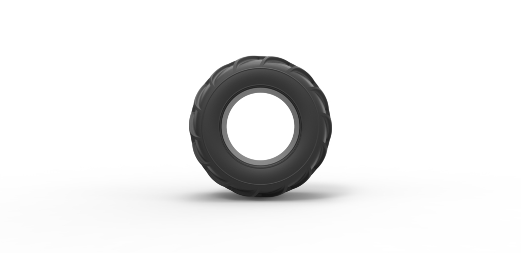 Diecast Dune buggy rear tire 25 Scale 1:25 3D Print 493505