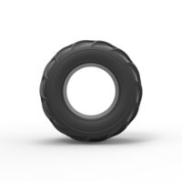 Diecast Dune buggy rear tire 25 Scale 1:25 - Thumbnail 5