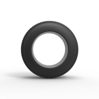 Diecast Dune buggy rear tire 28 Scale 1:25 - Thumbnail 5