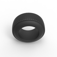 Diecast Dune buggy rear tire 28 Scale 1:25 - Thumbnail 6