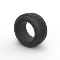 Diecast Dune buggy rear tire 28 Scale 1:25 - Thumbnail 7