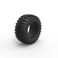 Diecast Dune buggy rear tire 29 Scale 1:25 - Thumbnail 2