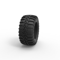 Diecast Dune buggy rear tire 29 Scale 1:25 - Thumbnail 3