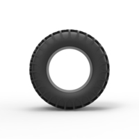 Diecast Dune buggy rear tire 29 Scale 1:25 - Thumbnail 5