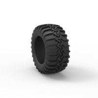 Diecast Dune buggy rear tire 29 Scale 1:25 - Thumbnail 8