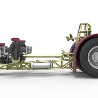 Pulling tractor 3 V8 Version 5 Scale 1:25 - Thumbnail 7