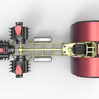 Pulling tractor 3 V8 Version 5 Scale 1:25 - Thumbnail 9