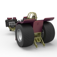 Pulling tractor 3 V8 Version 5 Scale 1:25 - Thumbnail 11