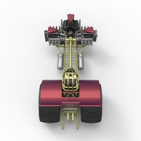 Pulling tractor 3 V8 Version 5 Scale 1:25 - Thumbnail 12