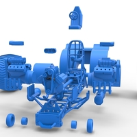 Pulling tractor 3 V8 Version 5 Scale 1:25 - Thumbnail 17