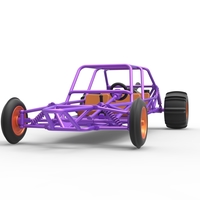 Diecast old school Sand Rail buggy Version 3 Scale 1:25 - Thumbnail 4