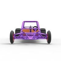 Diecast old school Sand Rail buggy Version 3 Scale 1:25 - Thumbnail 6