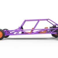 Diecast old school Sand Rail buggy Version 3 Scale 1:25 - Thumbnail 7