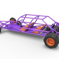 Diecast old school Sand Rail buggy Version 3 Scale 1:25 - Thumbnail 10