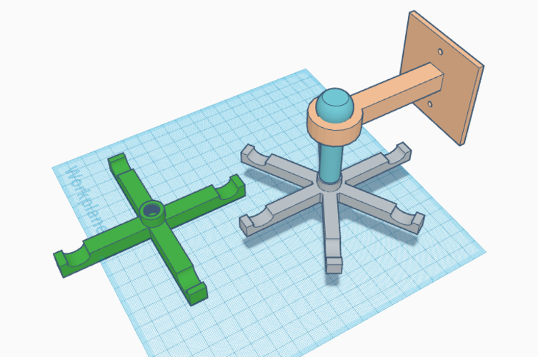 rotating support 3D Print 493761