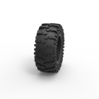 Offroad tire 54 Scale 1:25 - Thumbnail 3