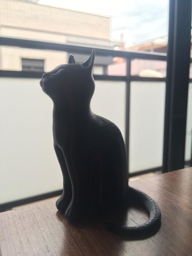 Cat Sculpture (No supports needed) 3D Print 493946