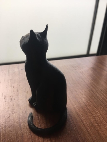 Cat Sculpture (No supports needed) 3D Print 493947