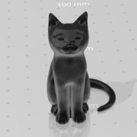 Cat Sculpture (No supports needed) - Thumbnail 4