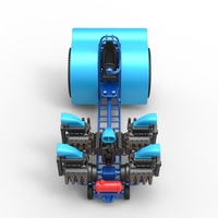 Pulling tractor with 5 engines V8 Version 3 Scale 1:25 - Thumbnail 6