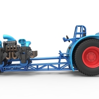 Pulling tractor with 5 engines V8 Version 3 Scale 1:25 - Thumbnail 8