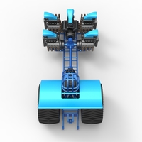 Pulling tractor with 5 engines V8 Version 3 Scale 1:25 - Thumbnail 13