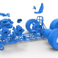 Pulling tractor with 5 engines V8 Version 3 Scale 1:25 - Thumbnail 15