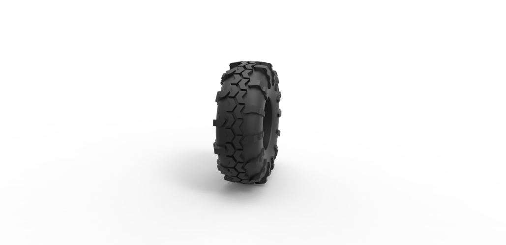 Offroad tire 56 Scale 1:25 3D Print 494064