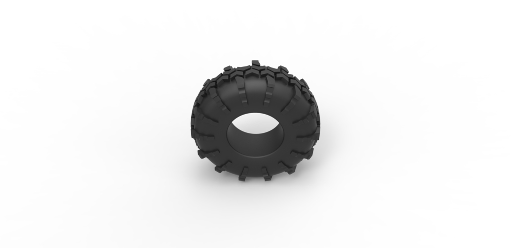 Offroad tire 56 Scale 1:25 3D Print 494067