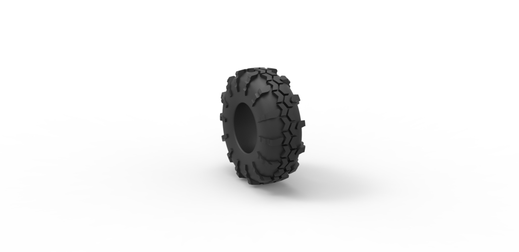 Offroad tire 56 Scale 1:25 3D Print 494069