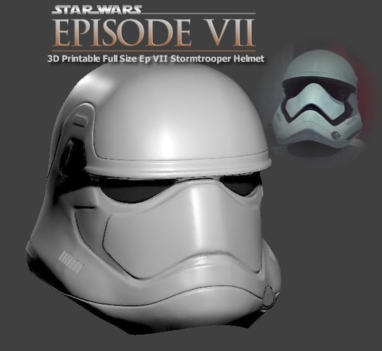 Strom Trooper Helmet 3D Print 494093