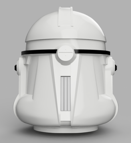 Printed Clone Trooper Helmet Phase 2 by Adrien Martins | Pinshape