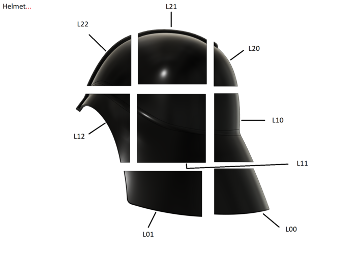 Darth Vader Helmet 3D Print 494163