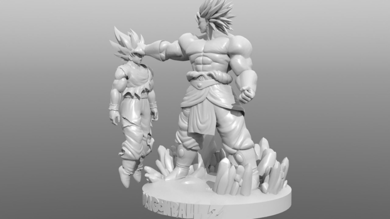 Broly vs kakarot