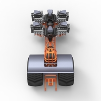 Pulling tractor with 6 engines V8 Version 2 Scale 1:25 - Thumbnail 13