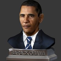 Barack Obama Bust - Thumbnail 3