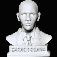 Barack Obama Bust - Thumbnail 4