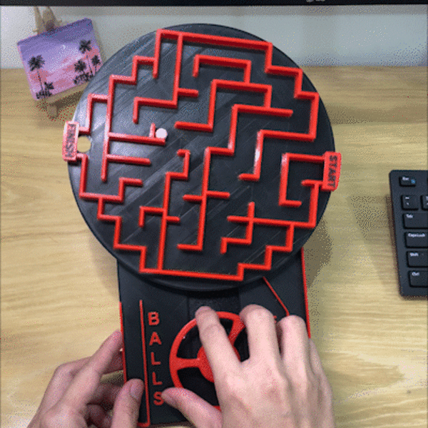Medium Game maze runner wheels 3D Printing 494223