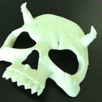 Small Skull Mask Remix 3D Printing 49425