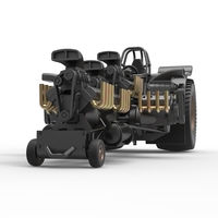 Pulling tractor with 5 engines V8 Version 4 Scale 1:25 - Thumbnail 5