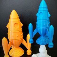 Small Dreamo's Rocket 3D Printing 49426