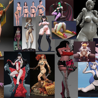 3D NSFW STL FULL Pack +280 nsfw+sfw pcs in a pack  - Thumbnail 7